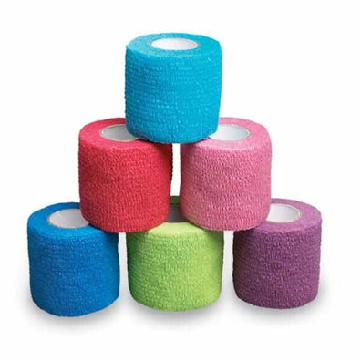 Bandage Dema Wrap Elastic 2"x5yd LF Cohesive Colorpack 36Rl/Box - Surgical Supplies NY